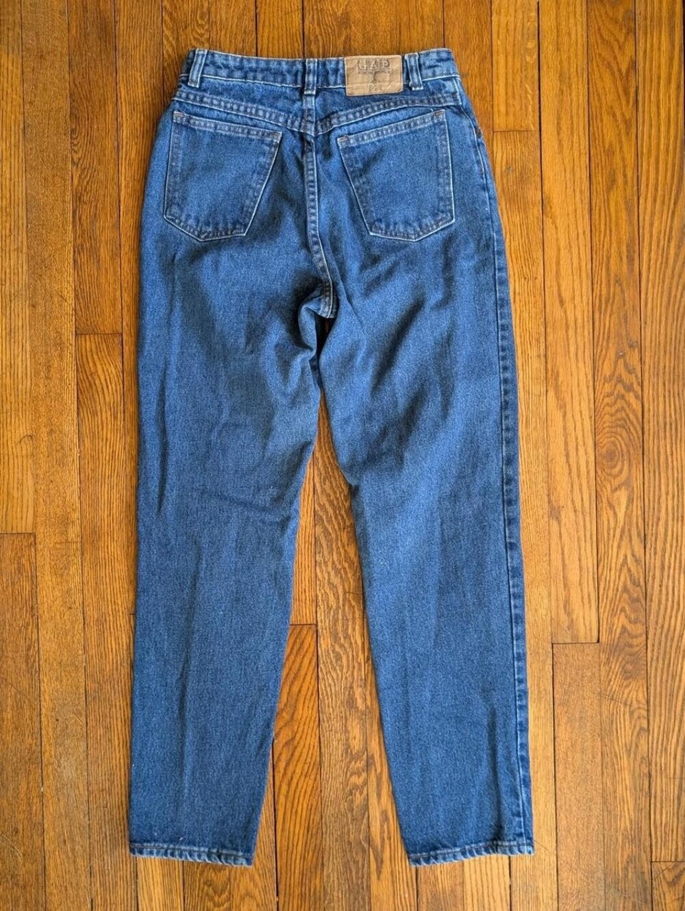 Vintage 90's Gap High Waisted Straight Leg Jeans Dark Wash